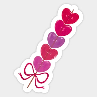 Love is in the air Sticker